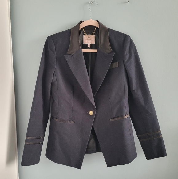 Juicy Couture Tuxedo Style Women's Blazer in Size 4 - Picture 1 of 9